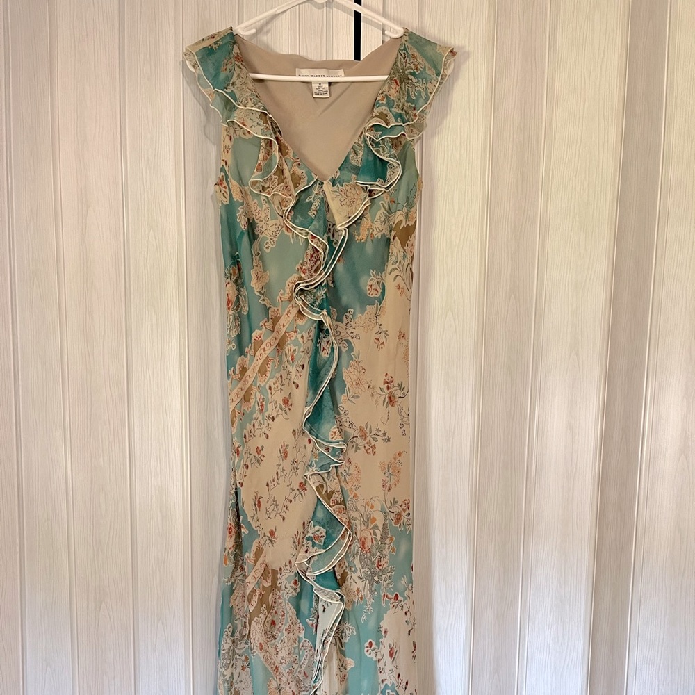 David Warren Floral Maxi Dress Womens Size 12